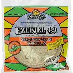 Food for LIfe Ezekiel 4:9 Sprouted Whole Grain Tortilla – 340g/6 Count
