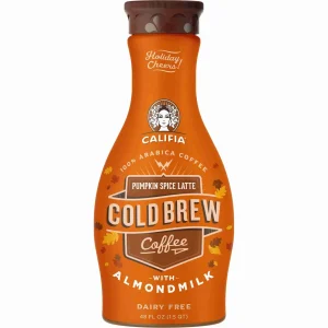 Califia Farms – Pumpkin Spice Latte Cold Brew Coffee, 48 fl oz