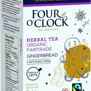 Four O’Clock – Gingerbread Herbal Tea, 15 bags