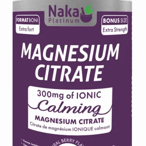 Naka Platinum Magnesium Citrate 300mg (NATURAL BERRY) – 300G