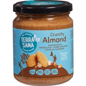 TERRA SANA CRUNCHY ALMOND BUTTER 250G